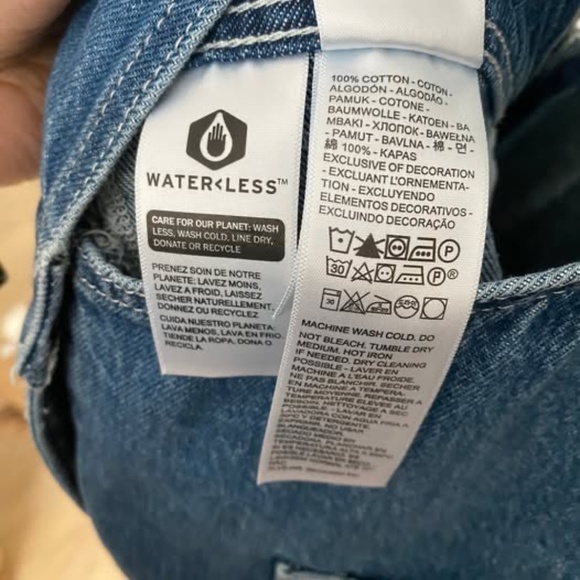 Levi's Blue Denim Overalls - Picture 4 of 4